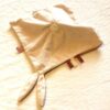 Dessous doudou petite licorne grise petit coeur corne robe mauves