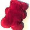 Arrière peluche normale gros ourson rouge plat ballon football ventre