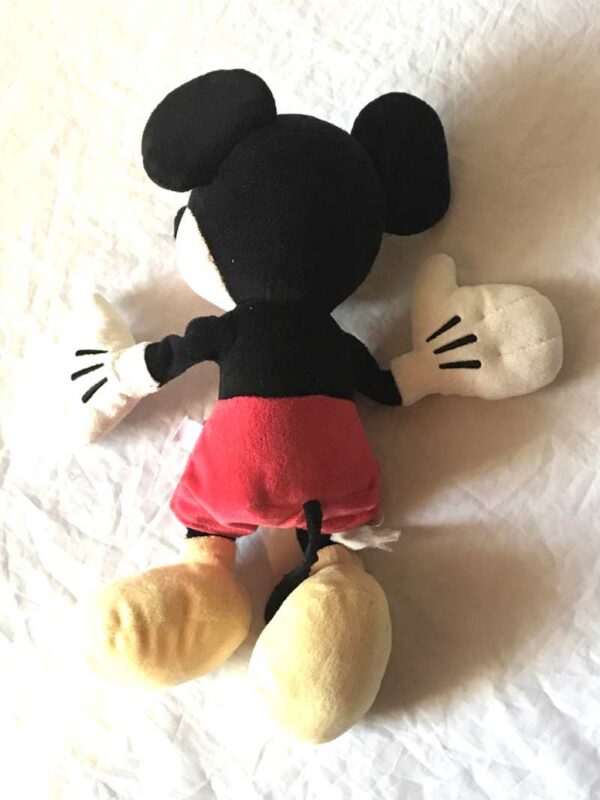 Arrière peluche normale mickey mouse culotte rouge souliers jaunes gants blancs boutique enfance-douceur Arrière peluche normale mickey mouse culotte rouge souliers jaunes gants blancs