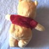 Arrière peluche normale ourson jaune écriture winnie the pooh