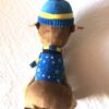 Arrière peluche normale grand chien pat patrouille brun bonnet veste écharpe bleues