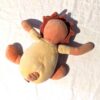 Arrière peluche normale petit ourson marron queue musicale crinière lion