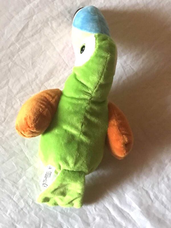 Arrière peluche normale petit pélican multicolore long bec