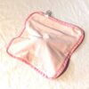 Dessous doudou petit lapin blanc robe rose pâle étoile mauve