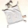 Doudou petite souris bleue robe bleue claire