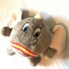 Peluche normale élephanteau gris grosse boule aplatie grandes oreilles chapeau jaune cône boutique enfance-douceur Peluche normale élephanteau gris grosse boule aplatie grandes oreilles chapeau cône