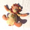 Peluche normale petit ourson marron queue musicale crinière lion