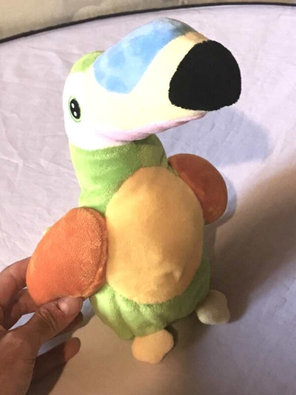 Peluche normale petit pélican multicolore long bec